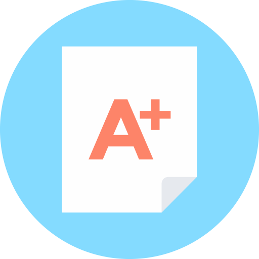 A Plus Test Icon